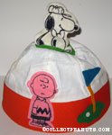 Charlie Brown with Snoopy Golfing Hat