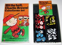 Hit the ball, Charlie Brown! Colorforms Set