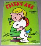 Girl hugging Snoopy 'Flying Ace' Coloring Book