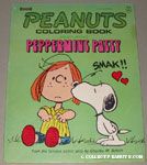 Snoopy kissing Peppermint Patty Coloring Book