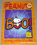 Snoopy in spiderwed 'Boo' Coloring Book