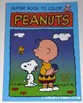 Charlie Brown holding ball with Snoopy & Woodstock 'Happy Day' Coloring Book