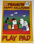 Peanuts Gang in Halloween Costumes Play Pad Coloring Book