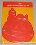 Snoopy on pumpkin Great Pumpkin Halloween Cookie Cutter
