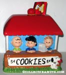 Peanuts Gang Cookie Booth Cookie Jar
