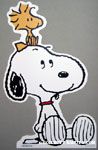 Snoopy with Woodstock on his head Cutout
