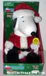 Animated Santa Snoopy Plush