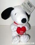 Snoopy holding heart 'Be Mine' Plush