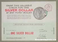 Silver Dollar Certificate