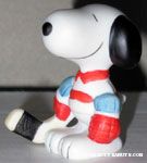 Snoopy playing Hockey Figurine