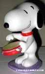 Snoopy playing Tambourine