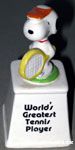 Snoopy Tennis player 'World's Greatest' Trophy