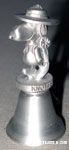 Beaglescout Snoopy Knott's Camp Snoopy Pewter Bell