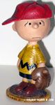 Charlie Brown in baseball gear figurine