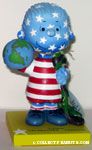 Linus holding globe and camo blanket 'Linus Celebrate Freedom' Figurine