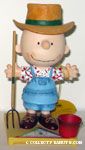 Charlie Brown as farmer 'Heartland Charlie Brown' Figurine