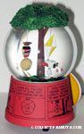 Charlie Brown stuck in Kite Eating Tree Snowglobe