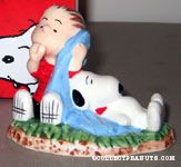 Snoopy & Linus sleeping Figurine