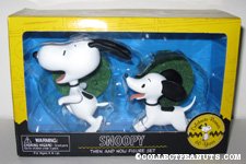 Snoopy Then And Now Figurine Set