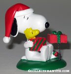 Snoopy & Woodstock with Christmas Gifts spring figurine
