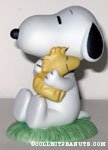 Snoopy hugging Woodstock Figurine