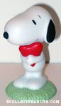Snoopy hugging Heart Figurine