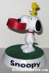 Snoopy with Dogdish and Woodstock Figurine