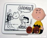 Charlie Brown & Lucy football gag comic Figurine