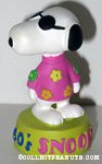 Snoopy wearing flowers '1960's' Figurine