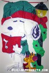 Snoopy & Woodstock caroling Flag