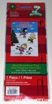 Peanuts Gang skating 'Happy Holidays' Mini Flag