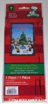 Peanuts Gang around Christmas Tree 'Christmastime is here..' Flag