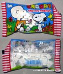Snoopy, Charlie Brown & Woodstocks packet of white square Candy