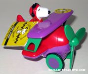 Snoopy Flying Ace in Plane 60th Anniversary Candy Container