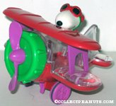 Flying Ace in Red Bi-plane Candy Container