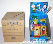 Peanuts Pez Counter Display
