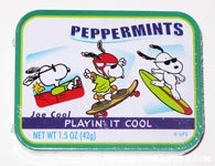 Snoopy Joe Cool Extreme Sports Peppermint Tin