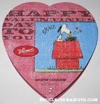Snoopy kissing birds Chocolate Box