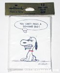 Snoopy growling 'You Can't Pass a Demand Bid' Tallies