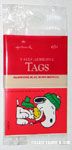 Snoopy hugging Woodstock gift tags