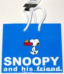 Snoopy carrying dog dish in his mouth with Woodstock Gift Bag