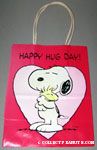 Snoopy Hugging Woodstock 'Happy Hug Day' Gift Bag