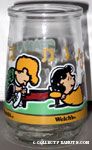 Schroeder & Lucy at Piano Jelly Jar Glass