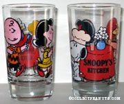 Snoopy's Kitchen glass