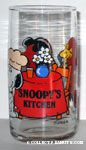 Snoopy's Kitchen glass