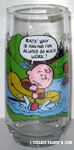 Charlie Brown rowing raft McDonald's Glass