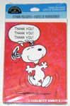Snoopy Dancing 'Thank you' Cards
