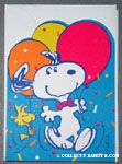Snoopy & Woodstock with balloons Birthday Greeting Card