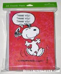 Snoopy Dancing 'Thank you' Cards