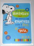 Snoopy Birthday Greeting Card